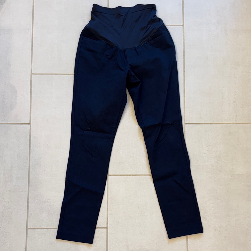 Maternity Navy Blue Chino Pants